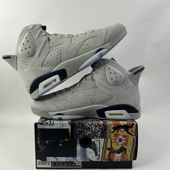 Nike Shoes Air Jordan 6 Retro “Georgetown/Magnet Grey” 2024 - Picture 3 of 6